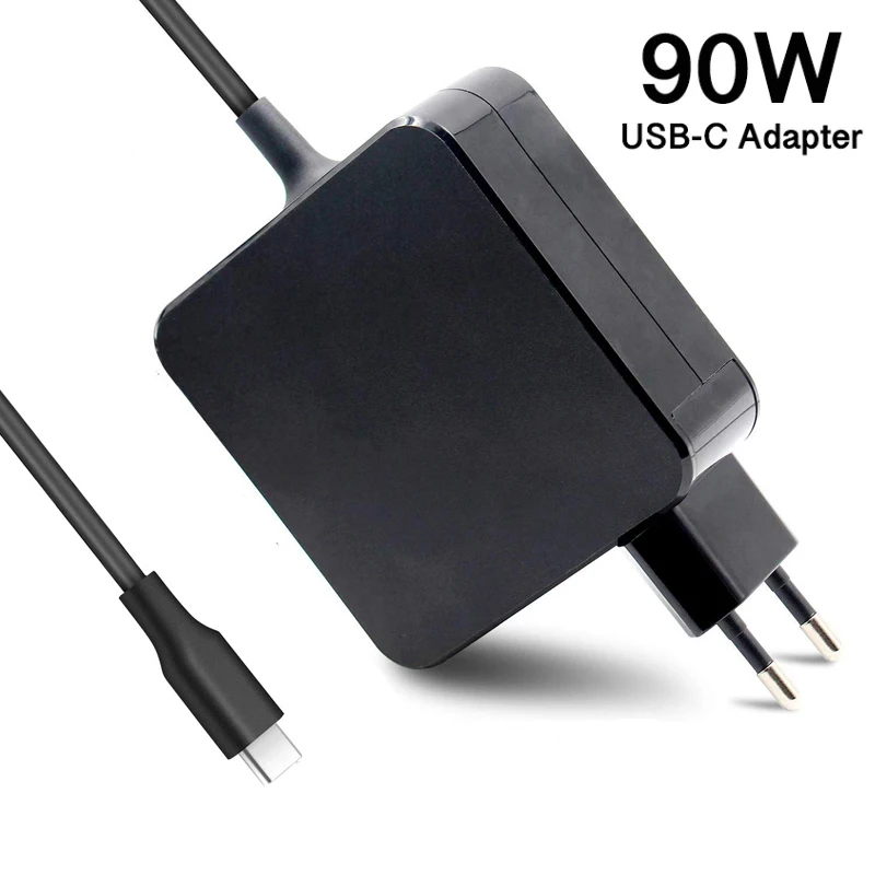 90W USB C Power Adapter Type C Power Delivery PD Wall Charger 87W for MacBook Pro Air 2018 HP ASUS Dell Lenovo Laptop with USB C