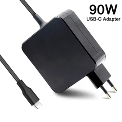 90W USB C Power Adapter Type C Power Delivery PD Wall Charger 87W for MacBook Pro Air 2018 HP ASUS Dell Lenovo Laptop with USB C