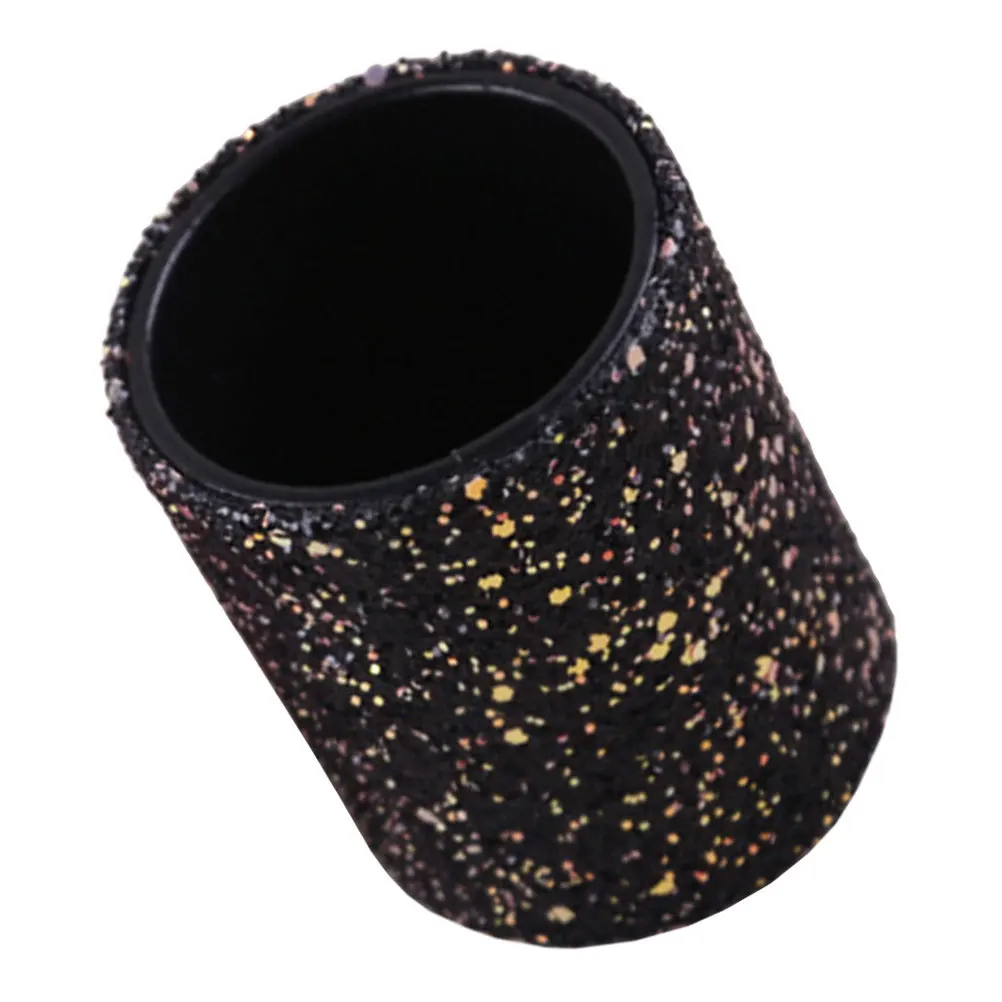 

Glass Multipurpose Makeup Brush Container Thickened Desktop Storage Holder for Cosmetics and Stationery Organizer