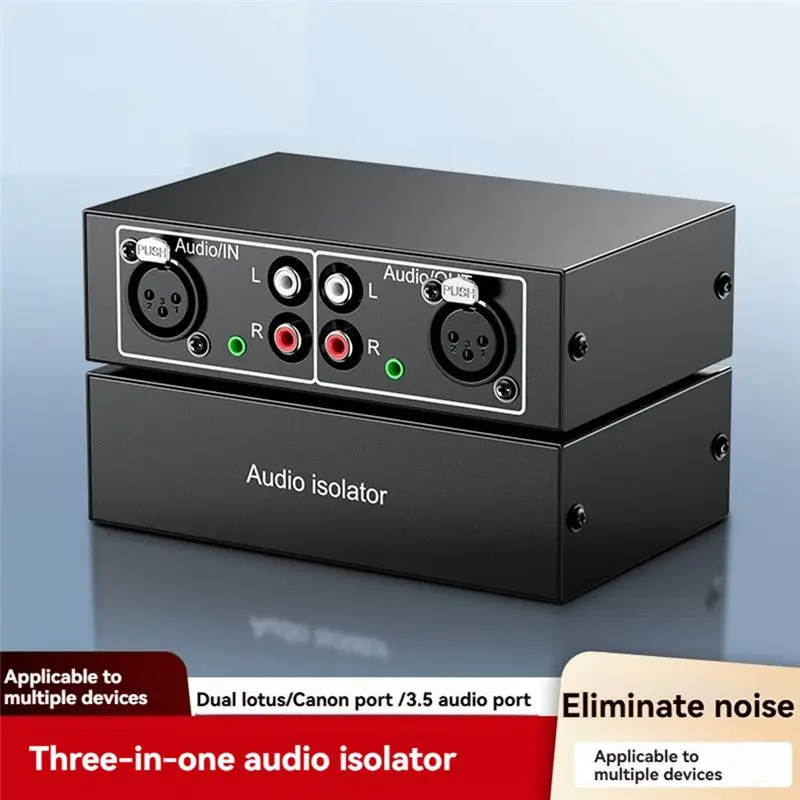 YSS-Audio Isolator XLR Audio Switch Dual Lotus XLR Port Amplifier Audio Noise Filter