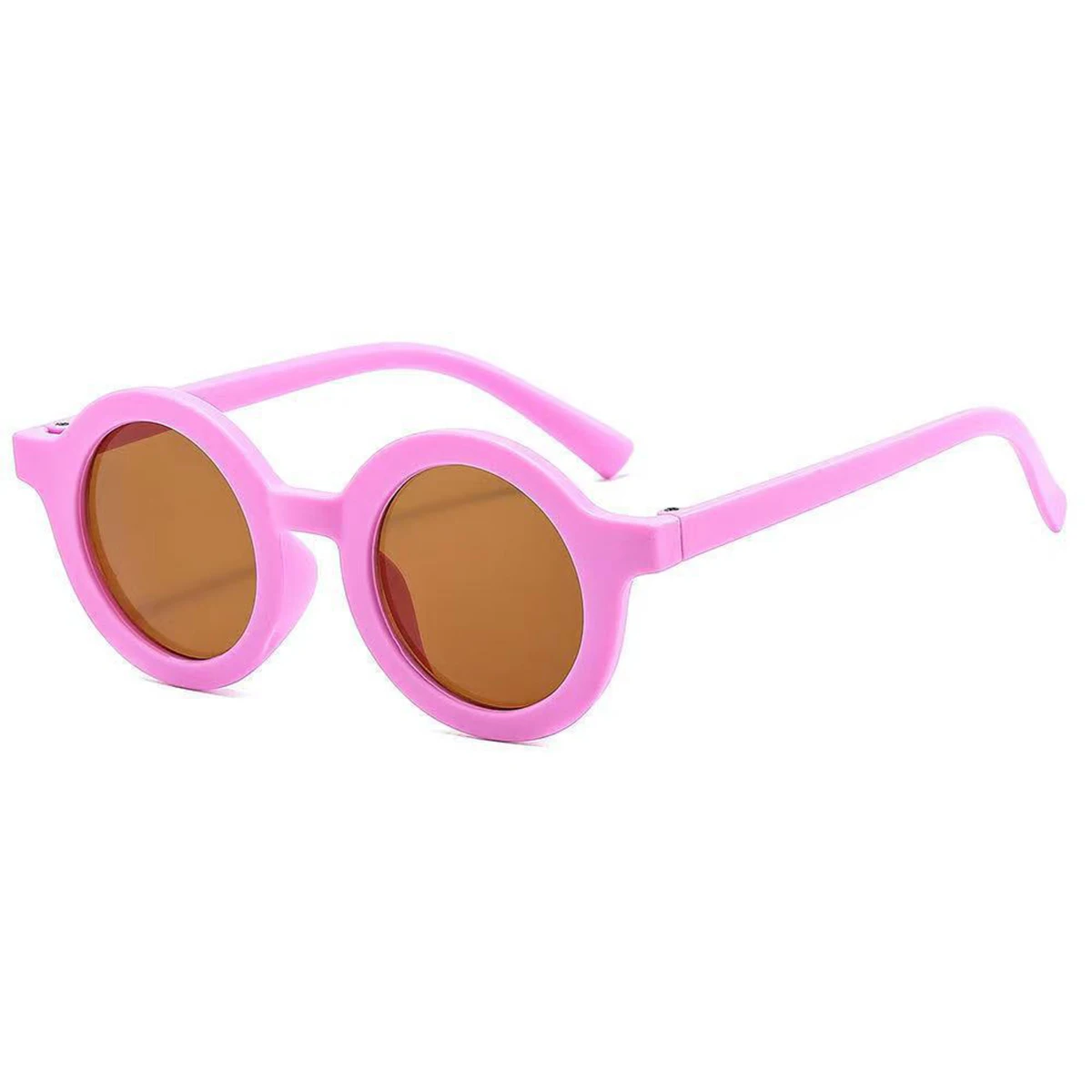 Neue Mode Runde Rahmen Candy Farbe Sonnenbrille Kinder Strand Brille – Detail 10