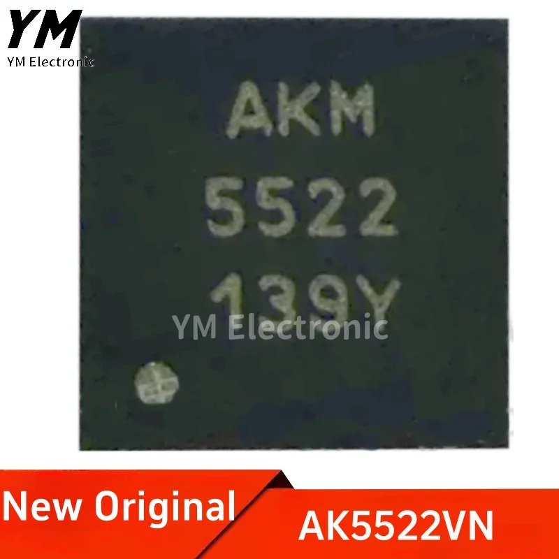 New Original AK5522VN AK5522 AKM5522 QFN24 2cH 108db Audio ADC chip