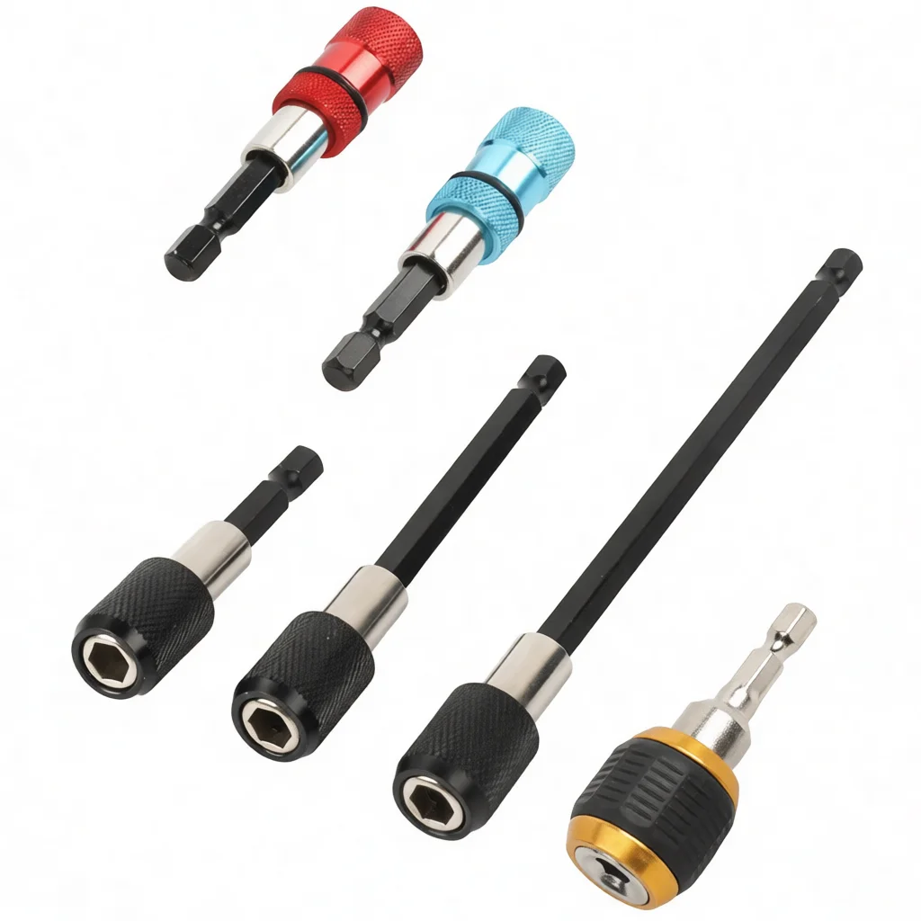 Electric Tool Parts Drill Bit Holder Quick Release Extension Bar Magnetic Shank Connector Hardware Accessories