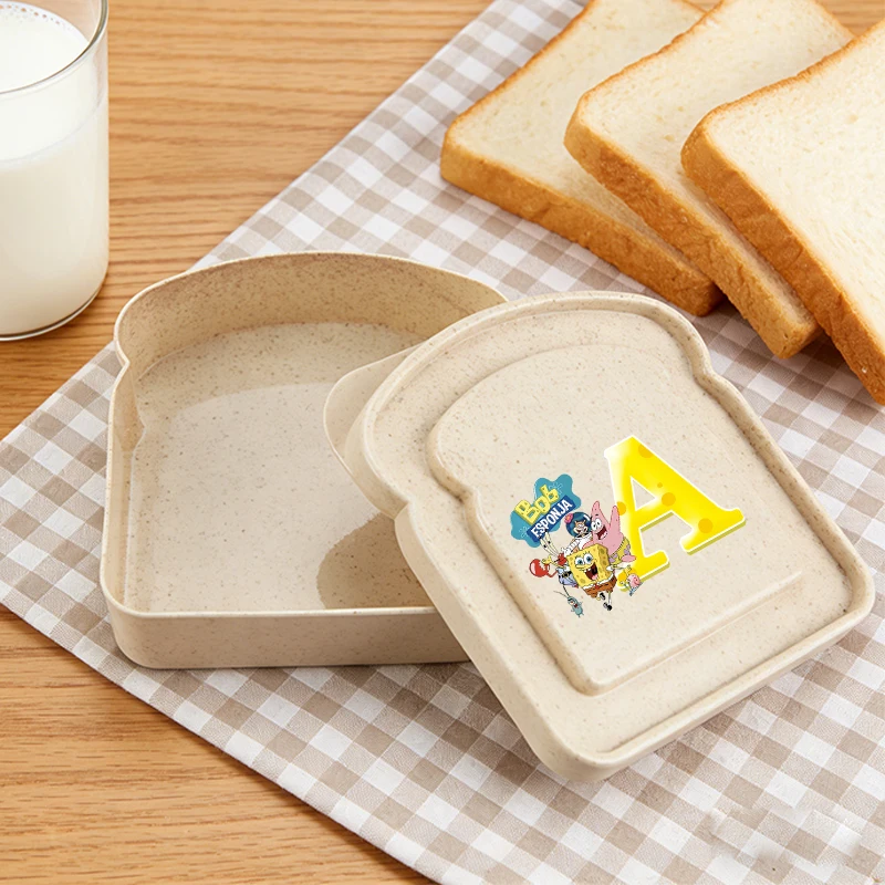 

SpongeBob SquarePants Sandwich Containers Lunch Box Storage Box Children Portable Food Storage Case Student Microwave Lunch Case