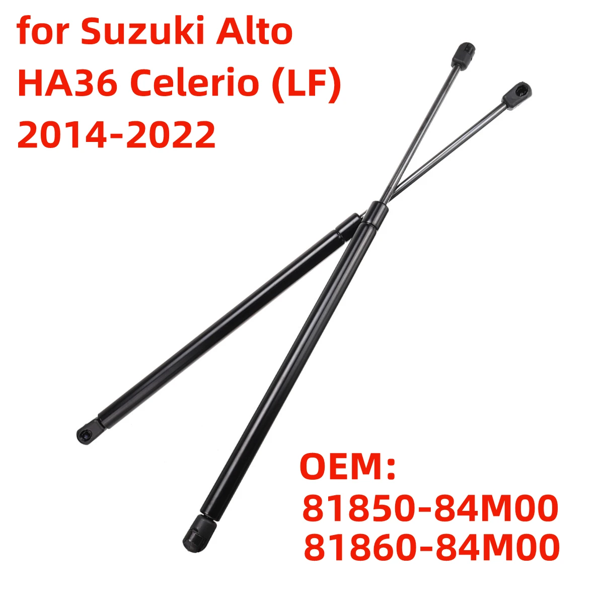 Car Rear Trunk Tailgate Lid Gas Strut Spring Shock Damper Lift Support Rod Bars for Suzuki Alto HA36 Celerio (LF) 2014-2022