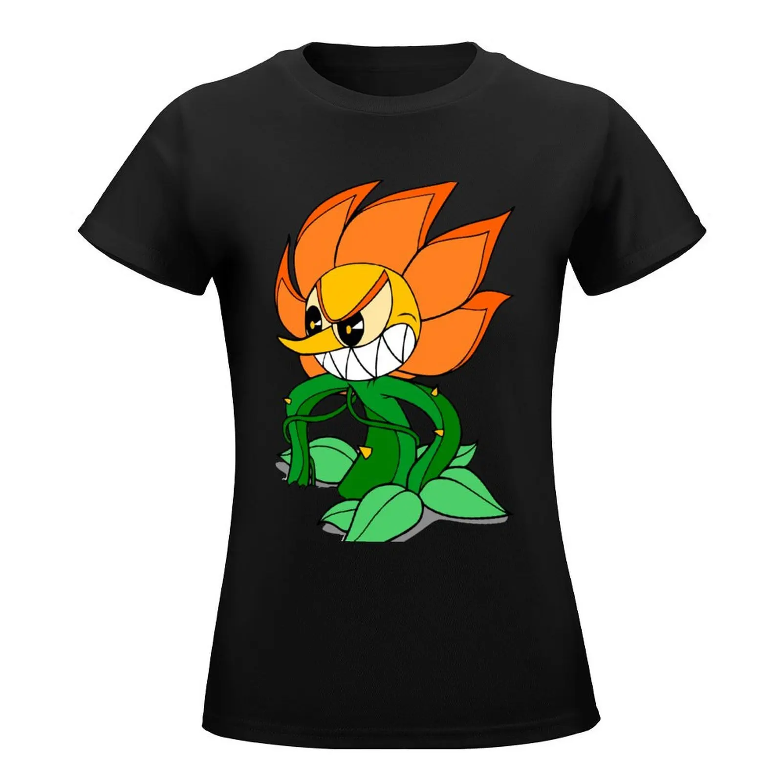 Evil Carnation (Cagney Carnation) T-Shirt summer clothes summer top Womens clothing