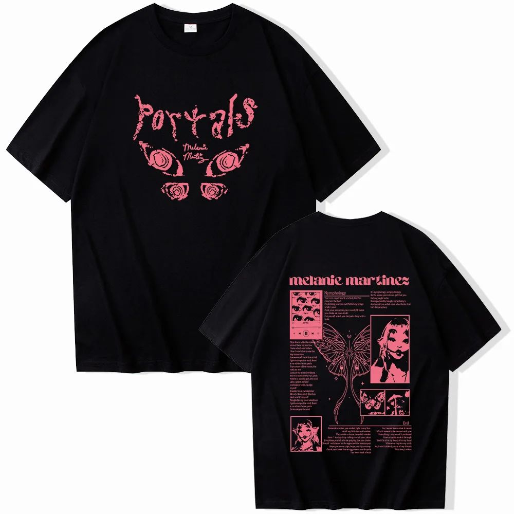 Melanie Martinez Portals Tour 2024 Summer T-Shirts Unisex Harajuku O-Neck Short Sleeve Shirts Commemorative Shirt