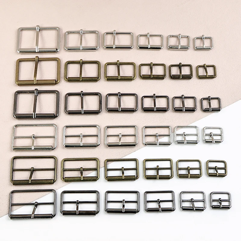 

30/50Pcs Meetee 20-50mm Waistband Pin Clasp Metal Roller Belt Hook Adjust Tri-Glide Slider Buckles DIY Hardware Accessories