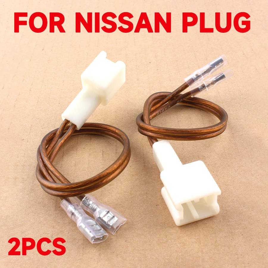 

2pcs Car Audio Speaker Plug Special Original Socket Line Lossless sub woofer horn Wiring Plug Copper Wire for Nissan