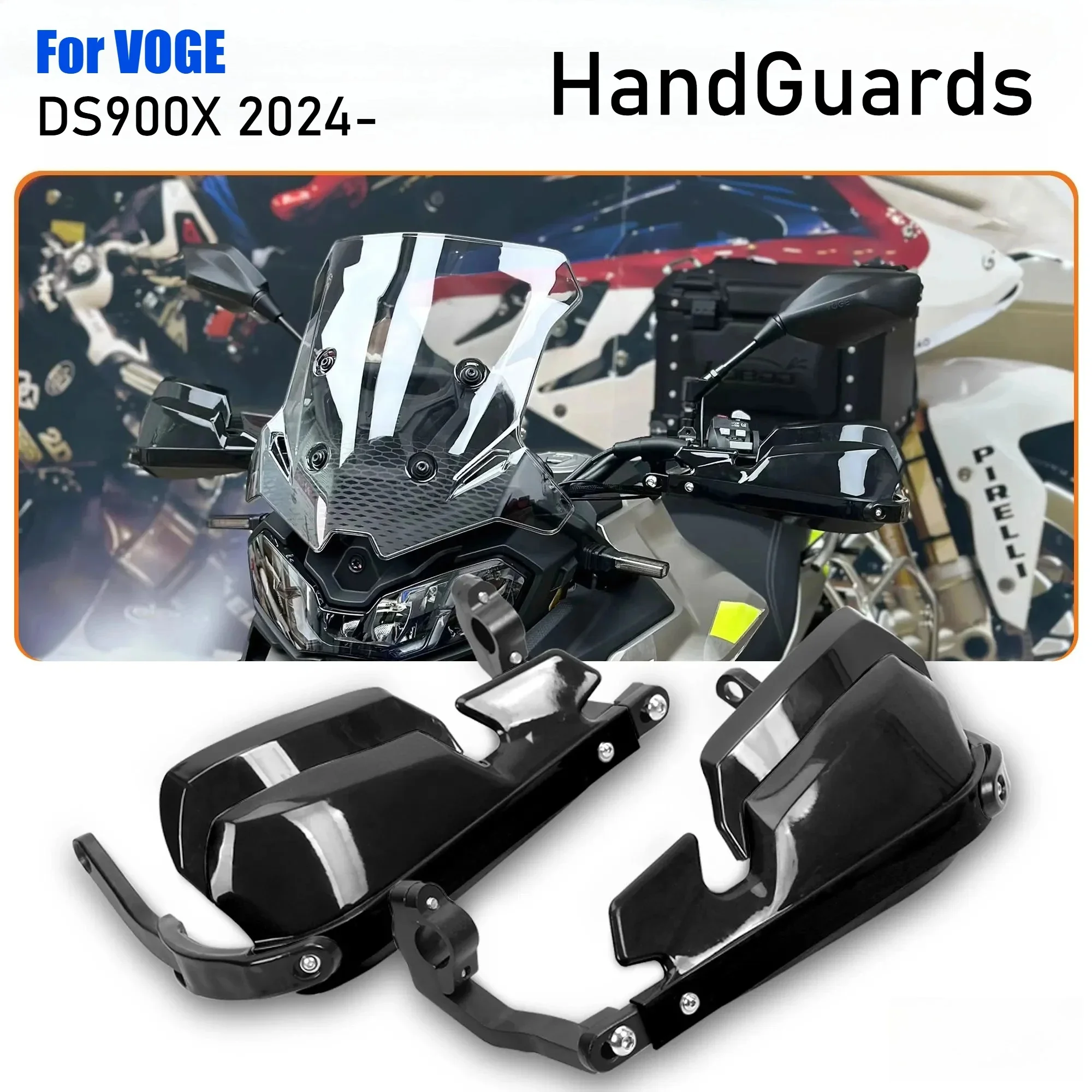 

For VOGE DS900X DSX 900 DS 900X 2024- Motorcycle Handlebar Windshield Handguard Hand Guard Wind Deflector Handle Lever Protector