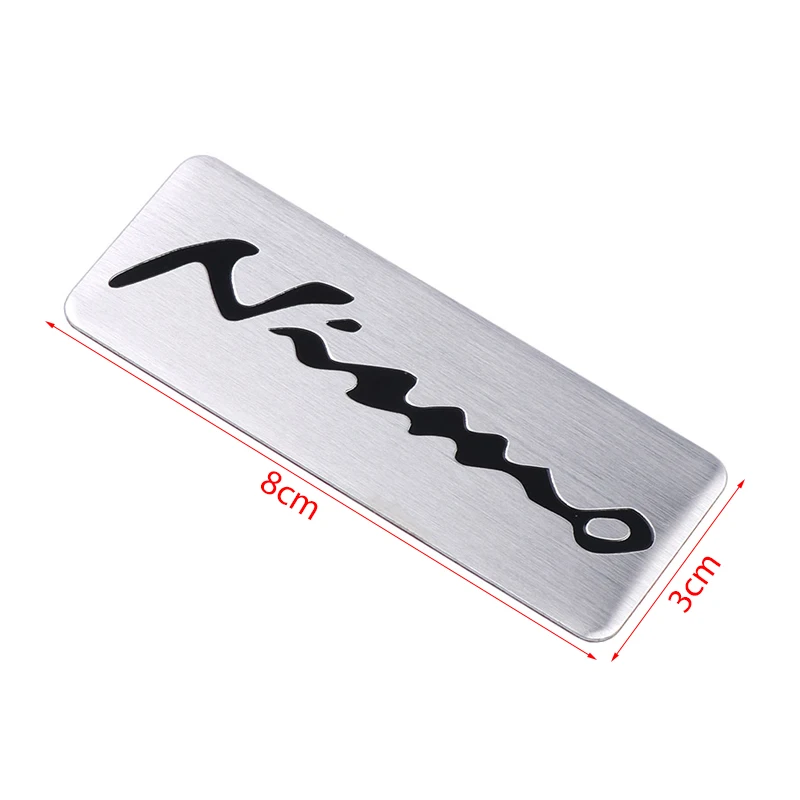 Car Motorsport Metal Logo Car Sticker Aluminum Emblem Grill Badge For Nissan Nismo Qashqai J11 Juke GTR XTrail Leaf Pulsar Teana