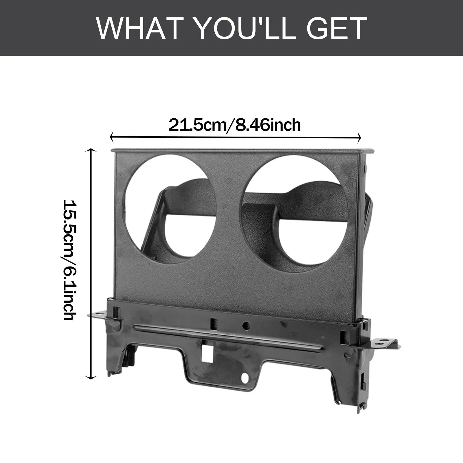 Portavasos para Consola Central de Auto, Repuesto Duradero de Material PP, Soporte para Almacenamiento de Bebidas para Toyota 4Runner Hilux 1989-1995