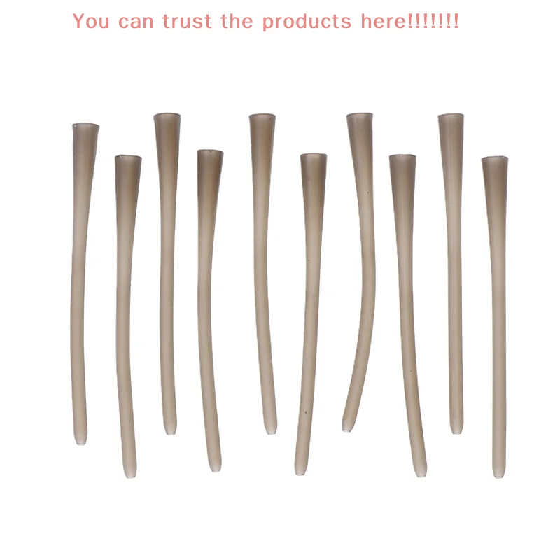 

10Pcs PVA Hollow Rubber Fishing Hard Inline Lead Inserts Sleeves Fishing Tackle Quick Change Connector Carp Fishing Accessories