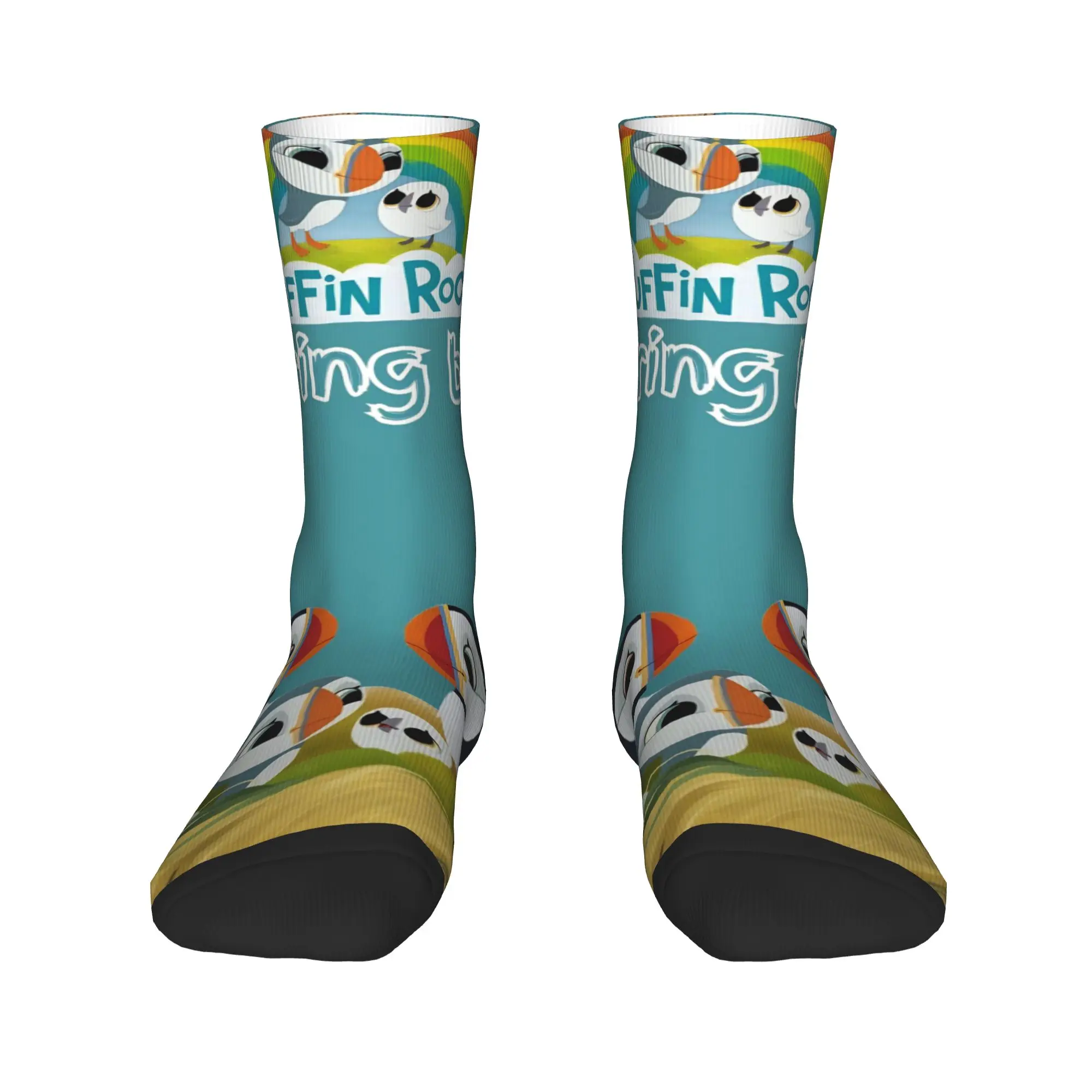 Puffin Rock Oona Baba  Stockings  Design Elegant Socks Autumn Anti Skid Socks Men Running Sports Comfortable Socks