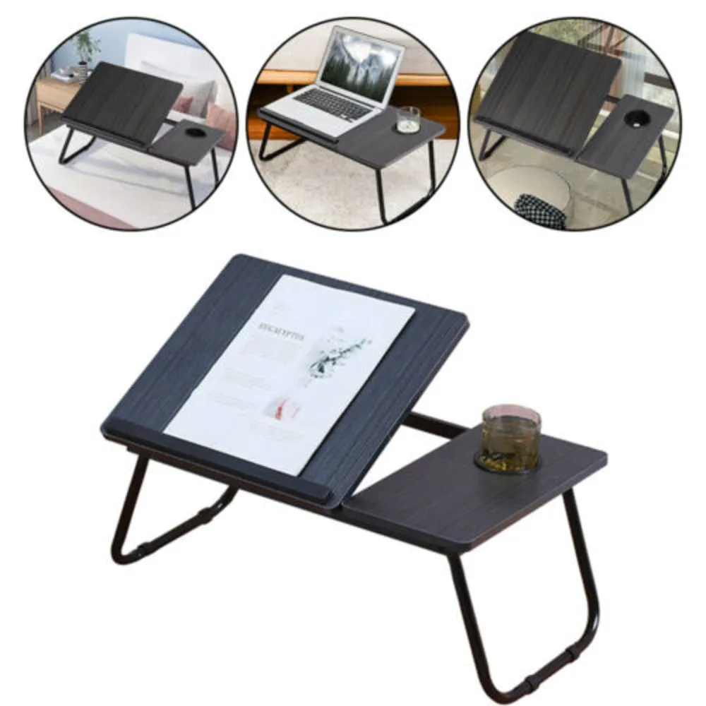 Folding Laptop Table Computer Desk Bed Picnic Stand Notebook Tray Home