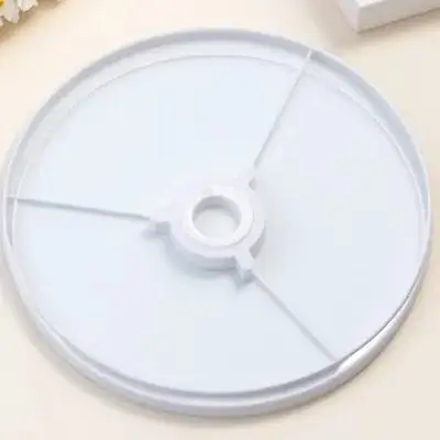 

2 Pieces 30CM Metal Support Round Shade Diy Ring Lamp Shade Holder Vintage Metal Ring Support Lamp Cover Craft