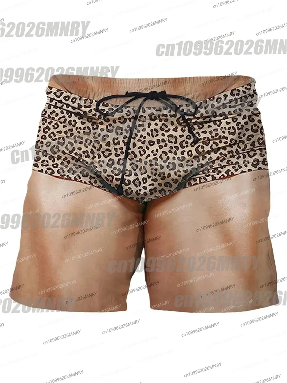 Summer Kid Board Shorts Swimming Men Pants Funny Fake Underwear 3d Printed Personality Novelty Unisex Moto Trunks Quick Dry