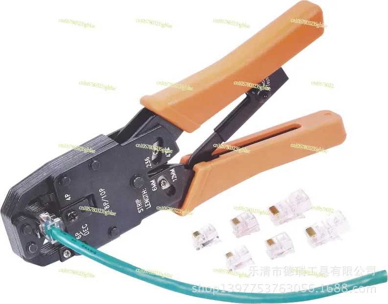 Tools HT-200R Telecommunications Connector Crimping Pliers, Network Pliers, Ratchet Crimping Pliers Factory Wholesale