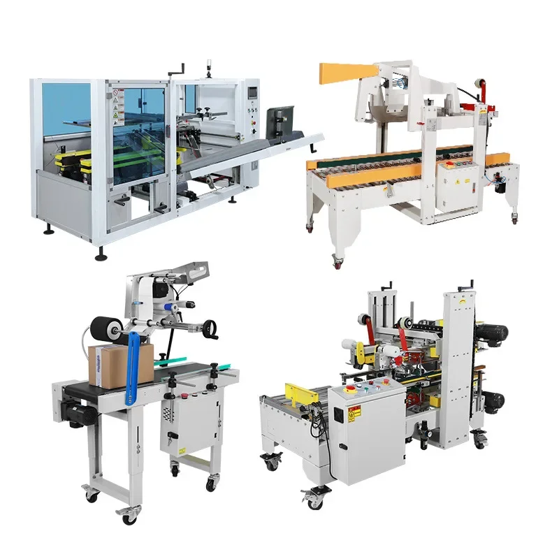 Unpacking and folding machine Automatic four-corner edge sealing machine