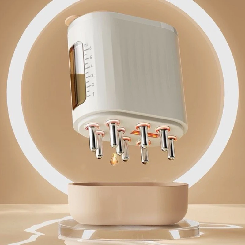 مشط لقضيب فروة الرأس شاومى هيبي ، مدلك فروة الرأس الكهربائي ، تخفيف التعب ، العناية بتجديد الشعر المحمولة ، جوهر مقاوم للماء