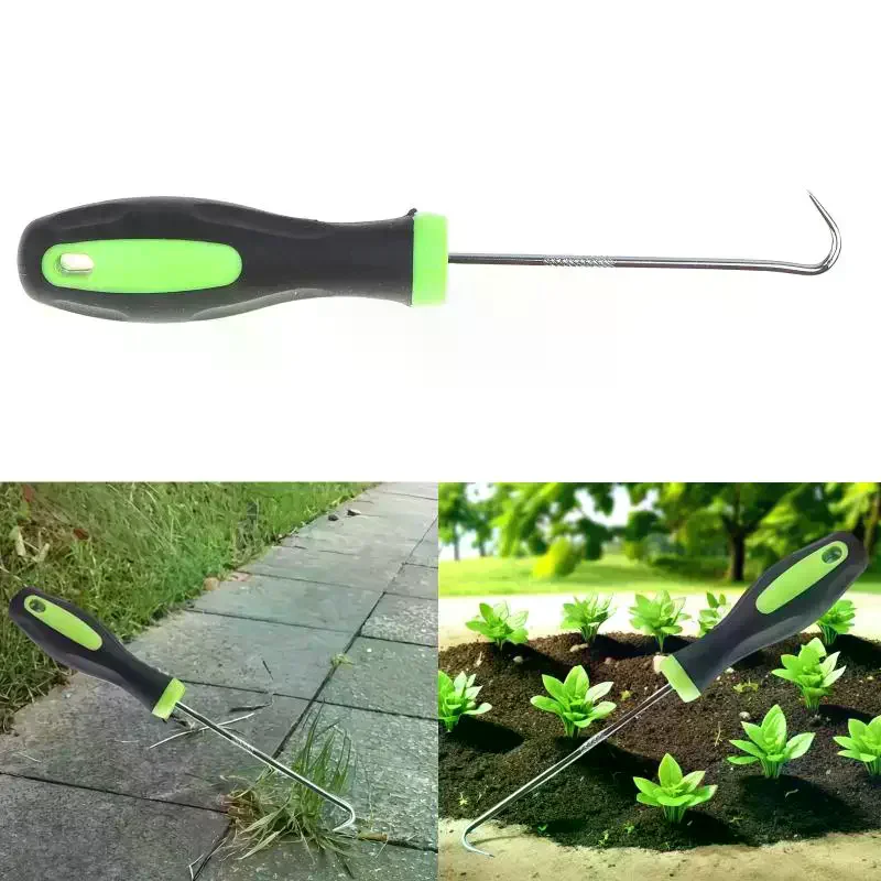Weed Puller Tool - Ergonomic Root Remover For Lawn Patio Effortless Manual Weeding Hook With Non-Slip Grip Heavy-Duty