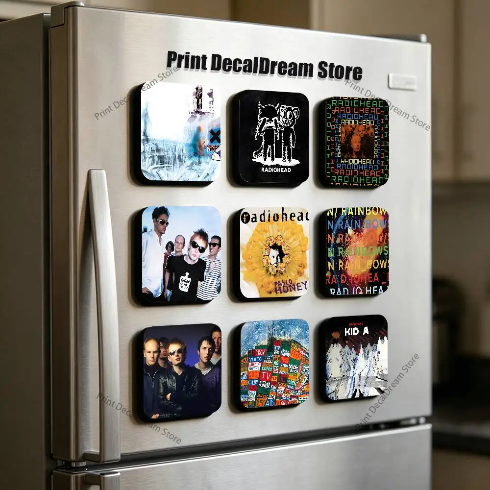 R-Radiohead OK Computer The Bends Refrigerator Magnets Cute Cartoon Magnetic Personality Decorations Creative Gifts
