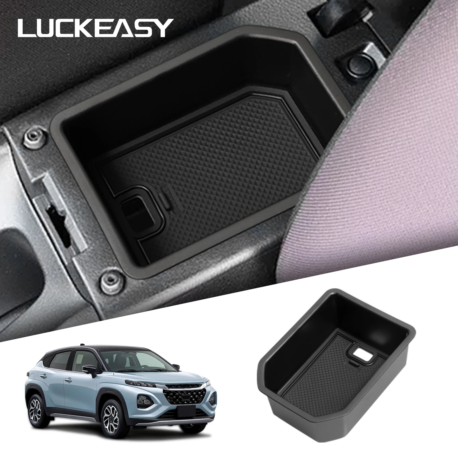 for Suzuki Fronx 2024-2025 Car Storage Box Interior Accessories Center Console Armrest Storage Case Organizer Tidying Tray