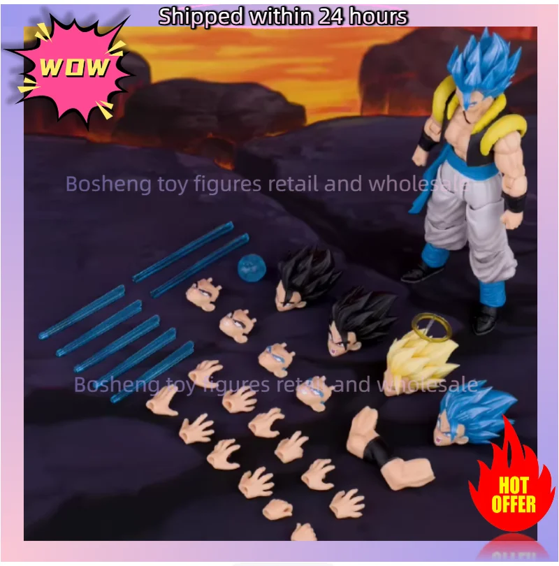 Original Demoniacal Fit Gogeta 3.0 Body Dragon Ball Z Hero Waltz SHF Gogeta Super Saiyan Figurine Anime Action Model Toys view 3