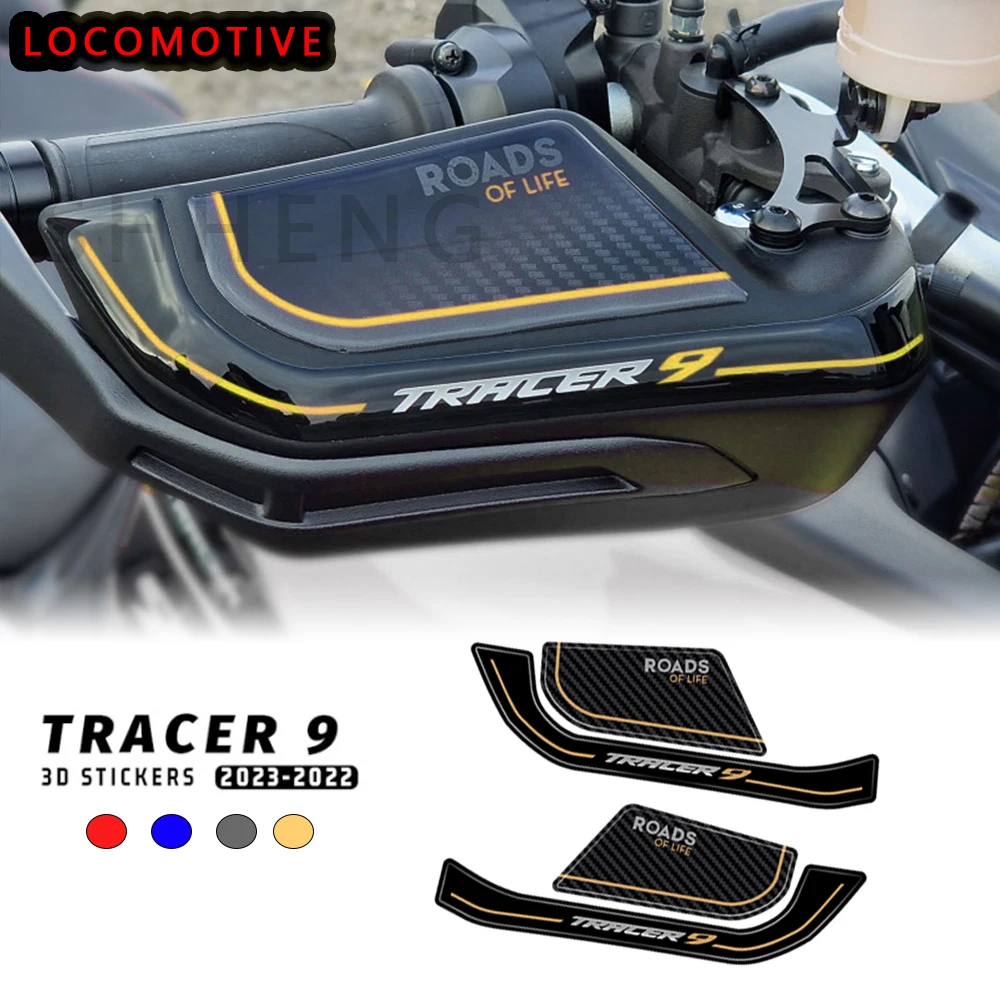 

Tracer 9 2023 Accessories Motorcycle Handguards 3D Gel Epoxy Resin Stickers for Tracer 9 Tracer 9GT 2022 2023