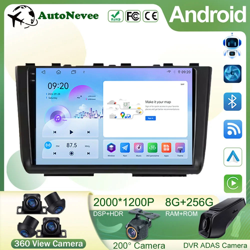 

Android 15 Car Radio For Hyundai Creta 2 Ⅱ Ix25 2020 2021 2022 2023 Autoradio QLED Viedo Player Head Unit 5G WIFI 4G LTE DVD
