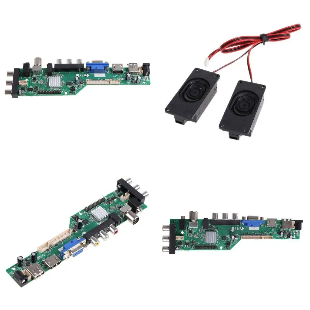 652F Universal LCD Controller Board Module Remote Control Ds.D3663LUA.A81 DVB-T2/for T/C Digital 15-32 Inch
