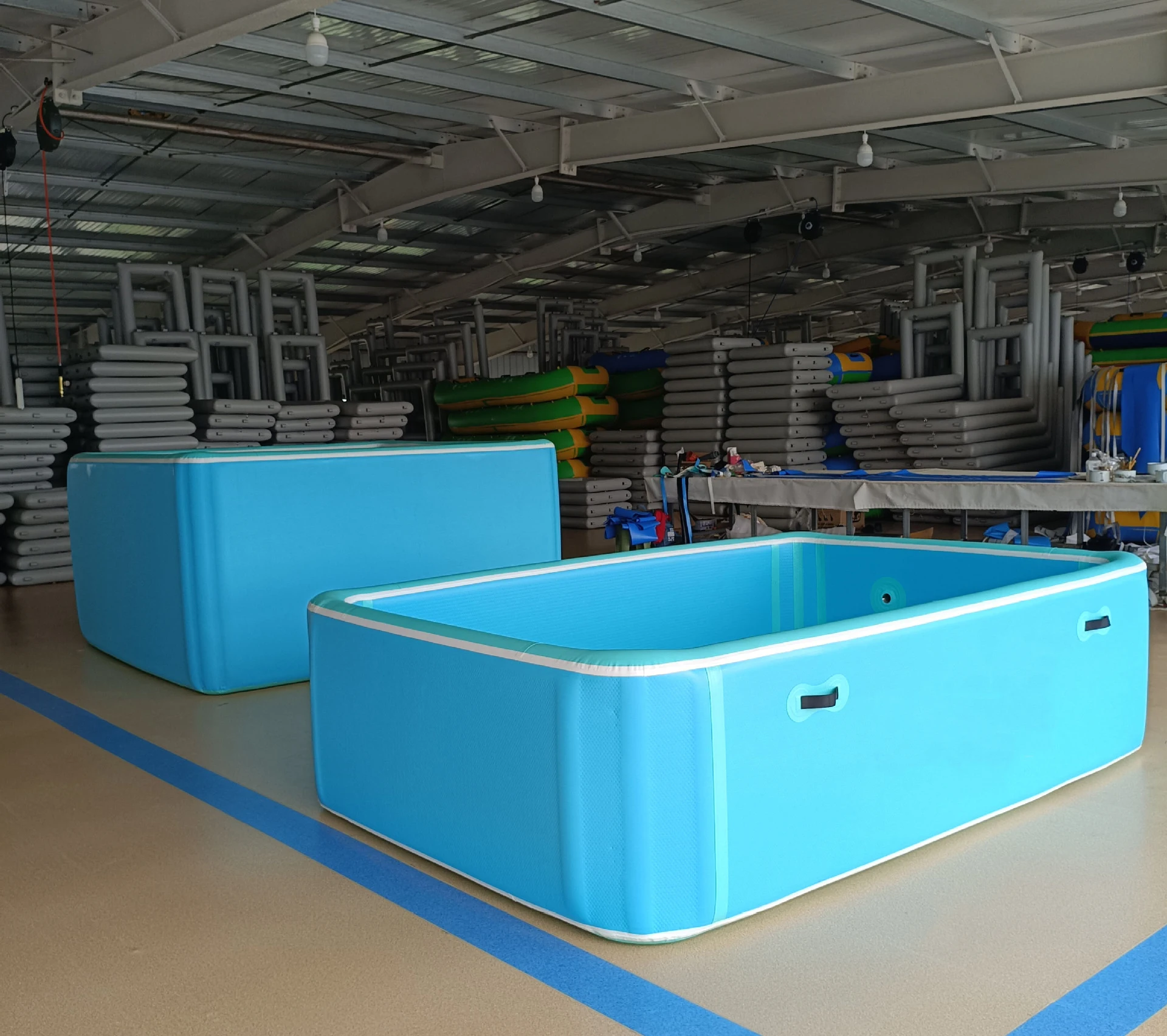Piscina Inflable Portátil de PVC, Nueva y Popular, de Alta Calidad, con Tecnología Drop Stitch, para Exteriores