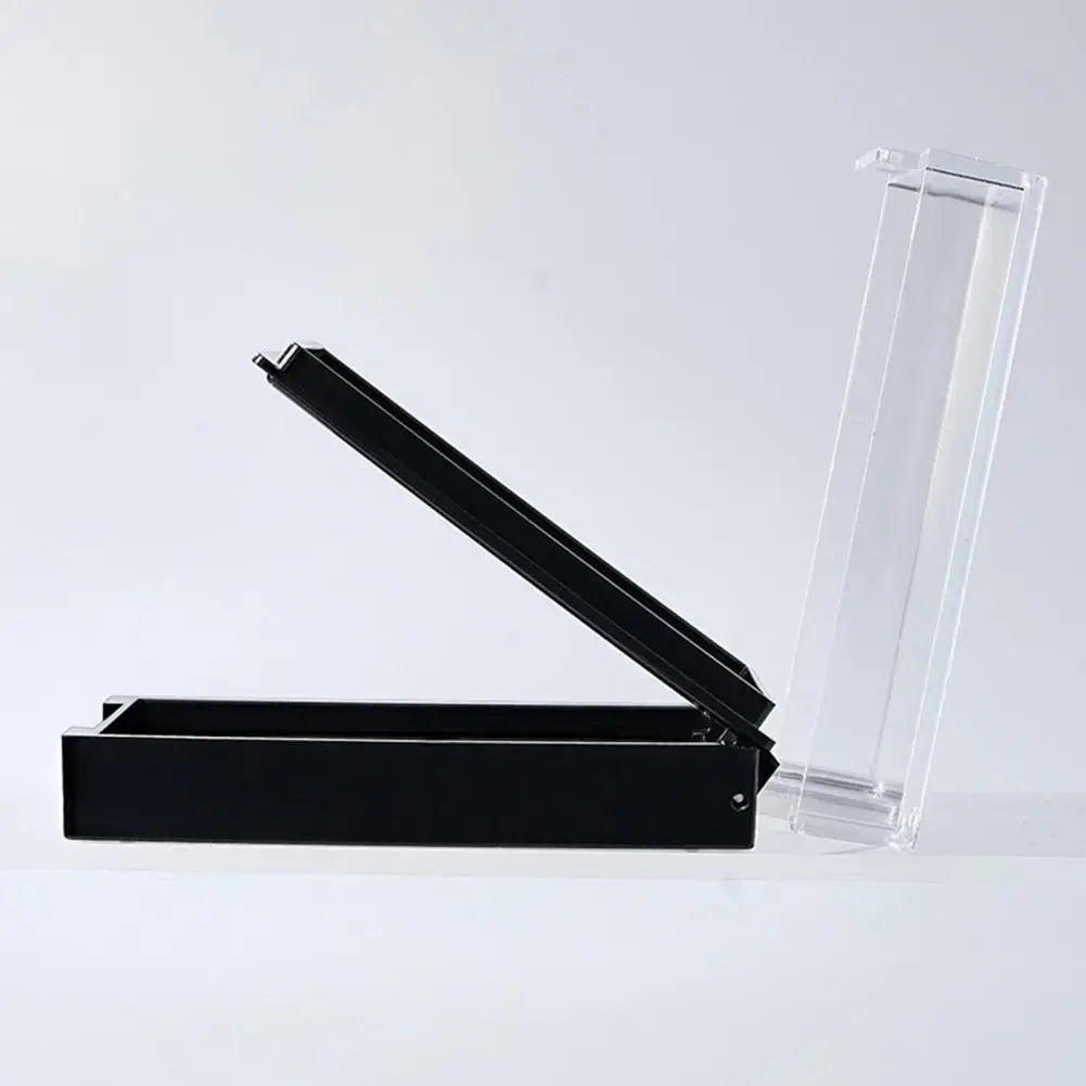 Acrylic Nail Display Box Double Layer Press on Nails Packaging Box Transparent Lid Nail Tips Storage Case False Nail Holder