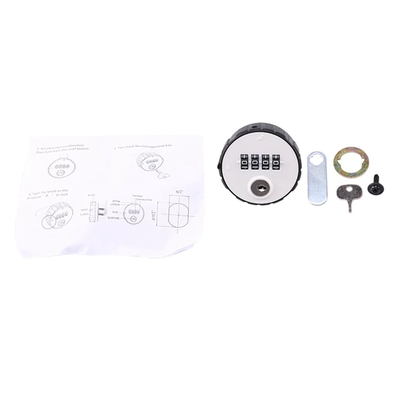 2X ชุดตู้ล็อค Cam 4 Digital Keyless ลิ้นชักประตู Gym School Locker พร้อมรีเซ็ตคีย์