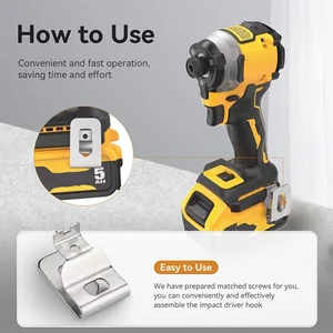 Tragbarer elektrischer Brook -Gürtelhaken für Makita/Bosch/Dewalt/Milwaukee/Royobi/Worx 18V 20V Bohrer Wireless Key Halter Clip Hooks 10 Hauptverkäufe Worx Havel - №8