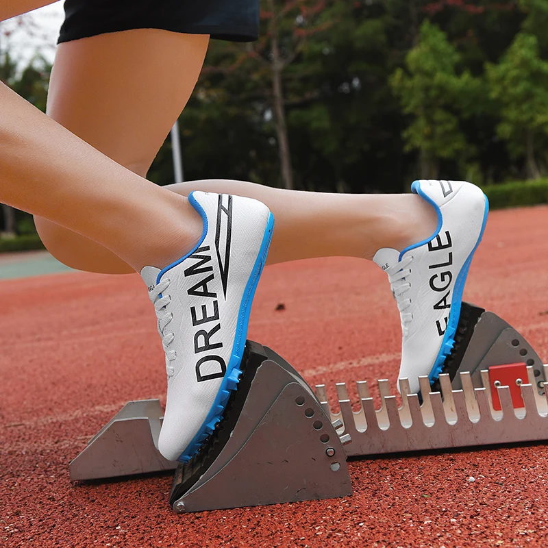 Men's Athletics Training Nail Shoes Campus Exam Competition Anti Slip Running Shoes Men's Sports Nail Shoes