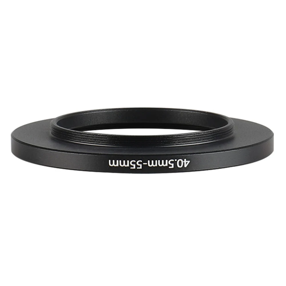 Aluminum Black Step Up Filter Ring 40.5mm-55mm 40.5-55 mm 40.5 to 55 Adapter Lens Adapter for Canon Nikon Sony DSLR Camera Lens