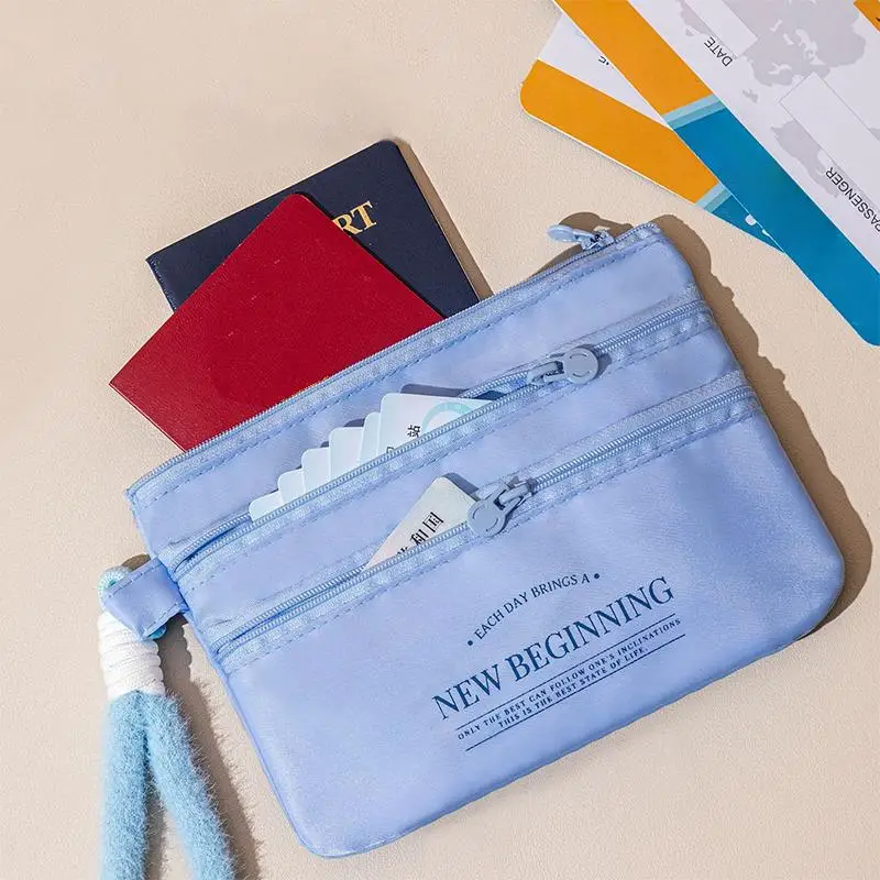 Travel Passport Holder Wallet - Waterproof ID Card Organizer For Airplane Tickets, Visa, Boarding Pass & Credit Cards