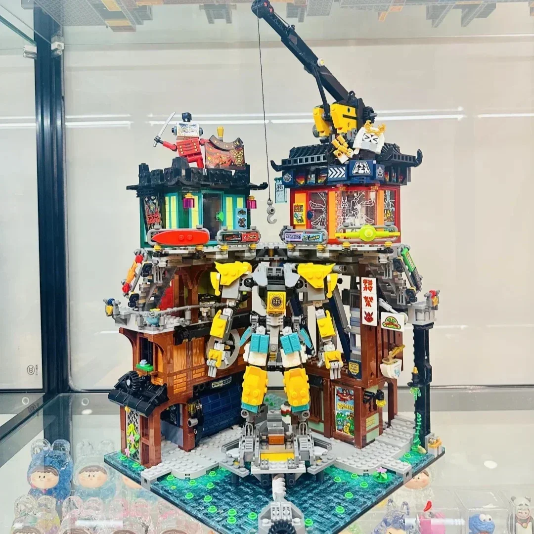 Fábrica de reparo de robô 71837 conjuntos de blocos de construção compatíveis com partículas Legoed adequadas para presentes de Natal 3244 peças