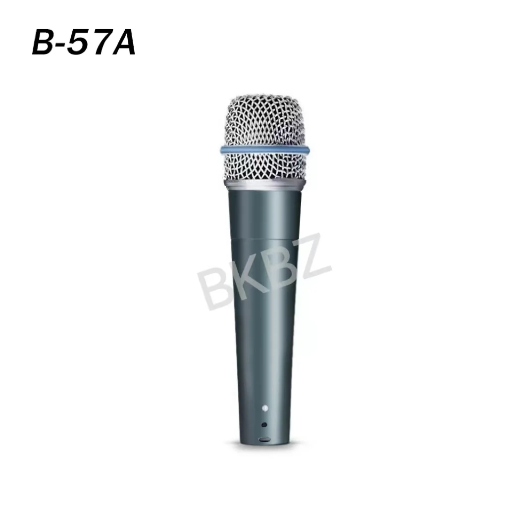 BETA-57A Drum Microphone Instrument Kick Drum Bass Microphone Metal Dynamic Microphone Bass Snare Kick Mic