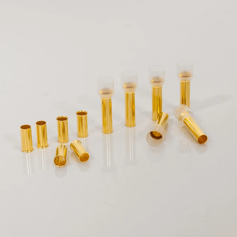 1pcs German original WBT copper sleeve Advanced gold-plated terminal 2.5 - 16 square mm Fever grade Crimp copper sleeve