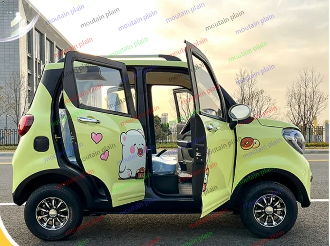 New Energy Vehicles Mini Electric Car 4 Wheeled Adult Electric Car 5 People Passenger Technology Car Hot Sale Operated Compact