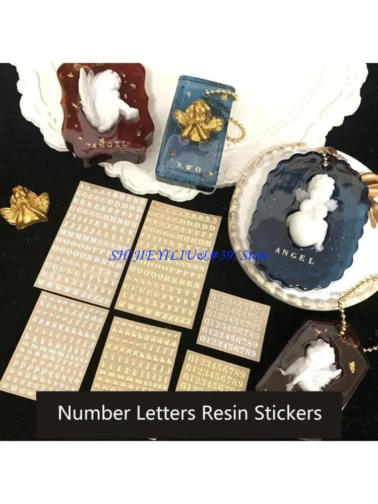

E21F 5pcs/Set Number Sticker для источников смолы.