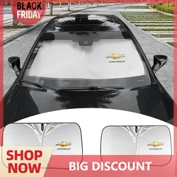 Car Windshield Sunshade Cover Sun Visor UV Protector Accessories For Chevrolet Cruze Lacetti Captiva SS Z71 Equinox Trax Impala