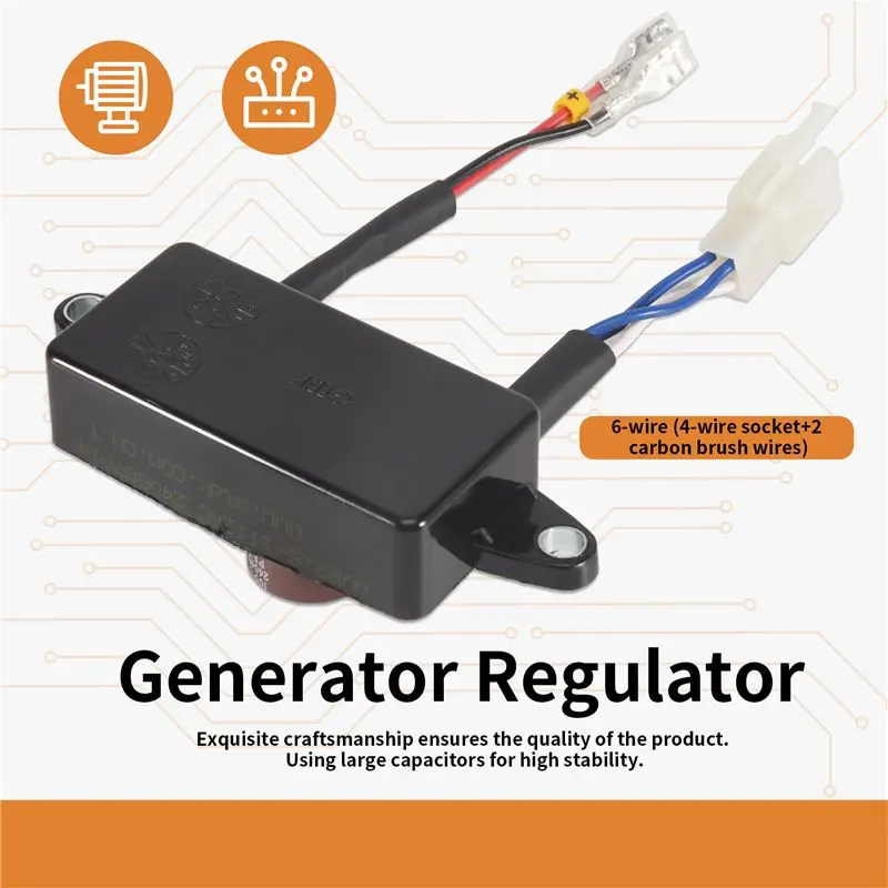 Generator Auto Voltage Regulator Universal AVR For 3KW 3.5KW Generator Replacement-Hot