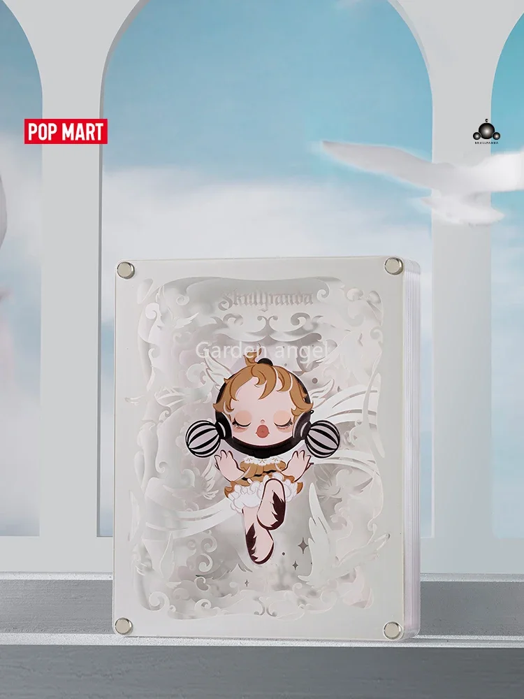 

POP MART SKULLPANDA Manga Collection Sculpture Light Monochrome Color Light Peripheral Gift Collection Kawaii Doll Mystery Box