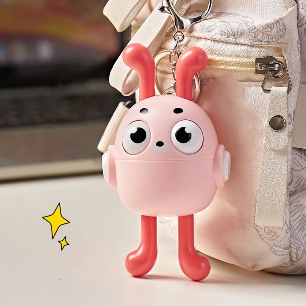 

Kawaii Movable Animal Press Keychain Press Rabbit Press Toy Pendant Cute Doll Toy Cartoon Animal Keyring Girls