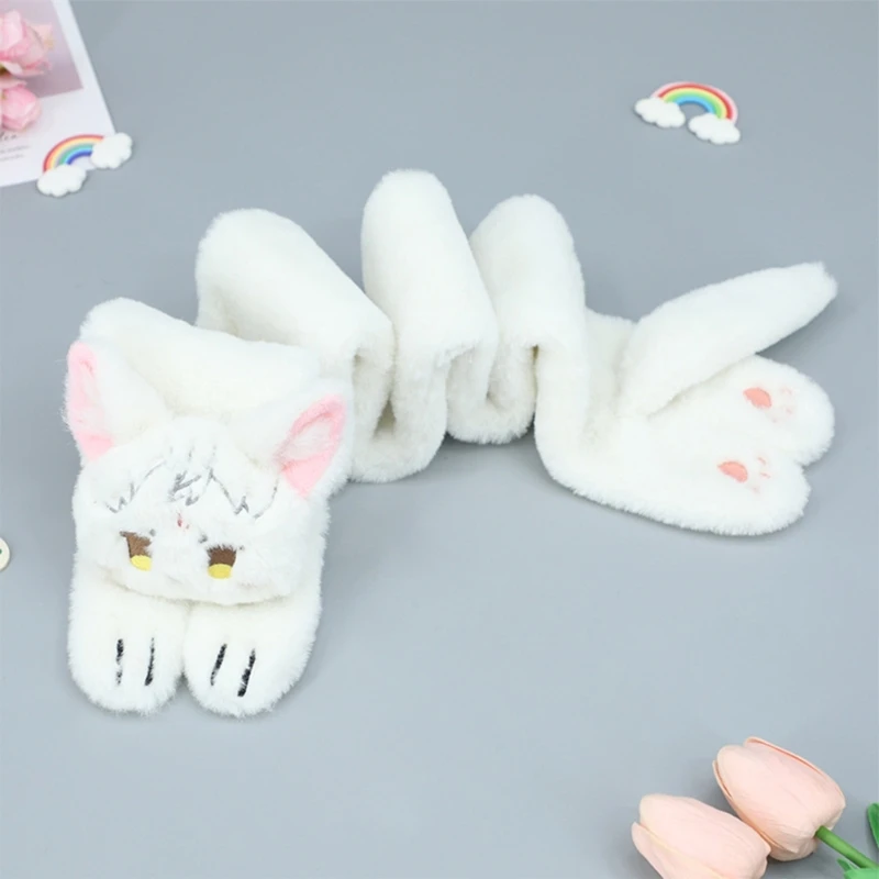 Nuevo estilo, bufanda Cosplay para niñas, corbatas estilo disfraz sirvienta encantadora, bufanda gato