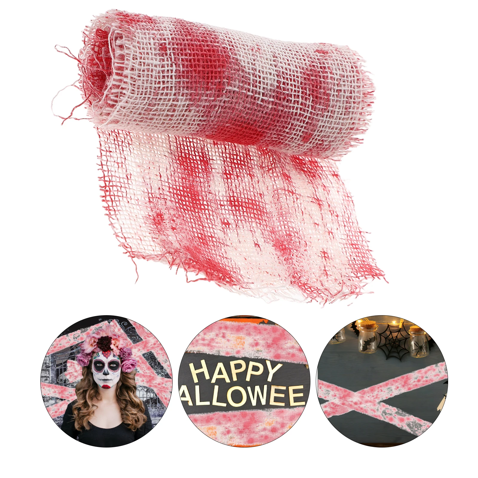 

Halloween Decorations Party Bloody Accessories Creepy Gauze Cloth Scary Decorate