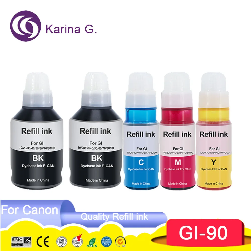 

Оригинальные чернила на водной основе для Canon PIXMA GM2090/GM2092/GM4090/GM4092